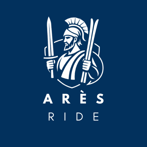 La plus longue course à ski du monde aux Deux-Alpes | Logo blanc fond bleu Logo blanc fond bleu